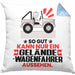 Geländewagenfahrer Geschenk Kissen mit Füllung 40x40 So Gut Kann Nur Ein Geländewagenfahrer Aussehen Geschenkidee (Grau) Blau Trendation
