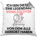 Vogelzüchter Geschenk Kissen mit Füllung 40x40 Lustige Geschenkidee Geburtstag für Vogelzüchter Ich Bin Dieser Legendäre Vogelzüchter Von Dem Alle Geredet Haben (Grau) Grau Trendation