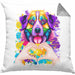 Berner Sennen Besitzer Farbe Love Kissen mit Füllung 40x40 Geschenk Lustiger Spruch Geschenkidee Berner Sennen Besitzerin (Grau) Grau Trendation