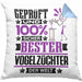 Vogelzüchter Geschenk Lustiger Spruch für Vogelzüchter Geschenkidee Bester Vogelzüchter Der WeltKissen mit Füllung 40x40 (Grau) Blau Trendation