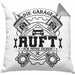 KFZ Mechaniker Kissen mit Füllung 40x40 Geschenk Spruch Männer KFZ Mechatroniker Geschenkidee Werkstatt Die Garage Ruft (Grau) Grau Trendation