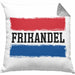 Frikandel Kissen mit Füllung 40x40 Geschenk Holländer Geschenkidee Holland Flagge Holland Urlaub Liebhaber (Grau) Grau Trendation