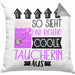 Taucherin Geschenk Kissen mit Füllung 40x40 Lustig Geschenkidee für Taucherin Geburtstag So Sieht Eine Richtig Coole Taucherin Aus Frauen Spruch (Grau) Grau Trendation