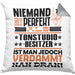 Tonstudio-Besitzer Geschenk Kissen mit Füllung 40x40 Lustige Geschenkidee für Tonstudio-Besitzer Geburtstag Niemand Ist Perfekt Aber Als Tonstudio-Besitzer Ist Man Nah Dran (Grau) Grau Trendation