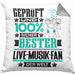 Live-Musik-Fan Geschenk Lustiger Spruch für Live-Musik-Fan Geschenkidee Bester Live-Musik-Fan Der WeltKissen mit Füllung 40x40 (Grau) Grau Trendation