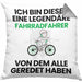 Radfahrer Geschenk Kissen mit Füllung 40x40 Lustige Geschenkidee Geburtstag für Radfahrer Ich Bin Dieser Legendäre Radfahrer Von Dem Alle Geredet Haben (Grau) Grau Trendation