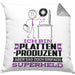 Plattenproduzent Geschenk Kissen mit Füllung 40x40 Ich Bin Plattenproduzent Aber Sag Doch Einfach Superheld Lustige Geschenkdiee für Plattenproduzent (Grau) Grau Trendation