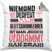 Gleitschirmlehrer Geschenk Kissen mit Füllung 40x40 Lustige Geschenkidee für Gleitschirmlehrer Geburtstag Niemand Ist Perfekt Aber Als Gleitschirmlehrer Ist Man Nah Dran (Grau) Grau Trendation