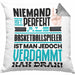 Basketballspieler Geschenk Kissen mit Füllung 40x40 Lustige Geschenkidee für Basketballspieler Geburtstag Niemand Ist Perfekt Aber Als Basketballspieler Ist Man Nah Dran (Grau) Grau Trendation