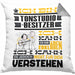 Tonstudio-Besitzer Geschenk Kissen mit Füllung 40x40 Lustige Geschenkdiee für einen Tonstudio-Besitzer Geburtstag Ich Bin Tonstudio-Besitzer Ich Kann Es Dir Erklären Aber Nicht Für Dich Verstehen (Grau) Grau Trendation
