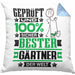 Gärtner Geschenk Lustiger Spruch für Gärtner Geschenkidee Bester Gärtner Der WeltKissen mit Füllung 40x40 (Grau) Blau Trendation