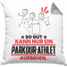 Parkour-Athlet Geschenk Kissen mit Füllung 40x40 So Gut Kann Nur Ein Parkour-Athlet Aussehen Geschenkidee (Grau) Grau Trendation