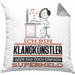 Klangkünstler Geschenk Kissen mit Füllung 40x40 Ich Bin Klangkünstler Aber Sag Doch Einfach Superheld Lustige Geschenkdiee für Klangkünstler (Grau) Grau Trendation