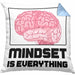 Entrepreneur Kissen mit Füllung 40x40 Entrepreneurship Geschenk Spruch Motivation Idee Mindset (Grau) Blau Trendation