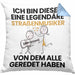 Straßenmusiker Geschenk Kissen mit Füllung 40x40 Lustige Geschenkidee Geburtstag für Straßenmusiker Ich Bin Dieser Legendäre Straßenmusiker Von Dem Alle Geredet Haben (Grau) Blau Trendation