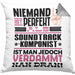 Soundtrack-Komponist Geschenk Kissen mit Füllung 40x40 Lustige Geschenkidee für Soundtrack-Komponist Geburtstag Niemand Ist Perfekt Aber Als Soundtrack-Komponist Ist Man Nah Dran (Grau) Grau Trendation