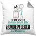 Hundepfleger Geschenk Kissen mit Füllung 40x40 So Gut Kann Nur Ein Hundepfleger Aussehen Geschenkidee (Grau) Grau Trendation