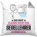 Segellehrer Geschenk Kissen mit Füllung 40x40 So Gut Kann Nur Ein Segellehrer Aussehen Geschenkidee (Grau) Grau Trendation