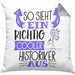 Historiker Kissen mit Füllung 40x40 Geschenk So Sieht Ein RIchtig Cooler Historiker Aus Geschenkidee Lustiger Spruch Geburtstag (Grau) Grau Trendation