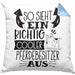 Pferdebesitzer Kissen mit Füllung 40x40 So Sieht Ein Richtig Cooler Pferdebesitzer Aus Geschenk Lustiger Spruch Geschenkidee (Grau) Blau Trendation