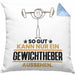 Gewichtheber Geschenk Kissen mit Füllung 40x40 So Gut Kann Nur Ein Gewichtheber Aussehen Geschenkidee (Grau) Blau Trendation