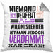 Wildnislehrer Geschenk Kissen mit Füllung 40x40 Lustige Geschenkidee für Wildnislehrer Geburtstag Niemand Ist Perfekt Aber Als Wildnislehrer Ist Man Nah Dran (Grau) Grau Trendation