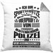 Lustige Schießen-Kissen mit Füllung 40x40 für Sportschützen Geschenk Ich Bin Sportschütze (Grau) Grau Trendation
