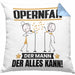 Opernfan Kissen mit Füllung 40x40 Geschenk für Opernfan Der Mann Der Alles Kann Geschenkidee zum Geburtstag (Grau) Blau Trendation