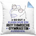 RhythmischeGymnastin Geschenk Kissen mit Füllung 40x40 So Gut Kann Nur Ein RhythmischeGymnastin Aussehen Geschenkidee (Grau) Blau Trendation