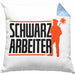 Lustiges Geschenk für Schornsteinfeger Spruch Geschenkdiee SchwarzarbeiterKissen mit Füllung 40x40 (Grau) Blau Trendation