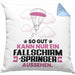 Fallschirmspringer Geschenk Kissen mit Füllung 40x40 So Gut Kann Nur Ein Fallschirmspringer Aussehen Geschenkidee (Grau) Blau Trendation