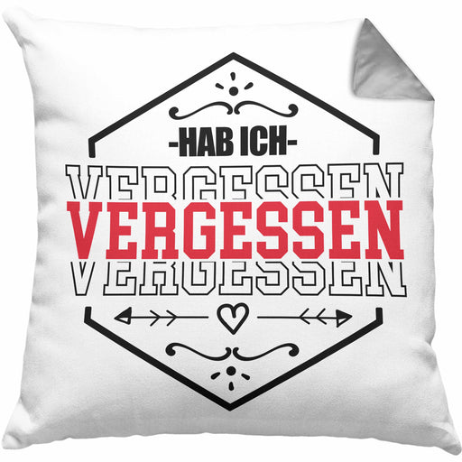 Ehemann Kissen mit Füllung 40x40 Geschenk Hab Ich Vergessen Geschenk Von Ehefrau (Grau) Grau Trendation
