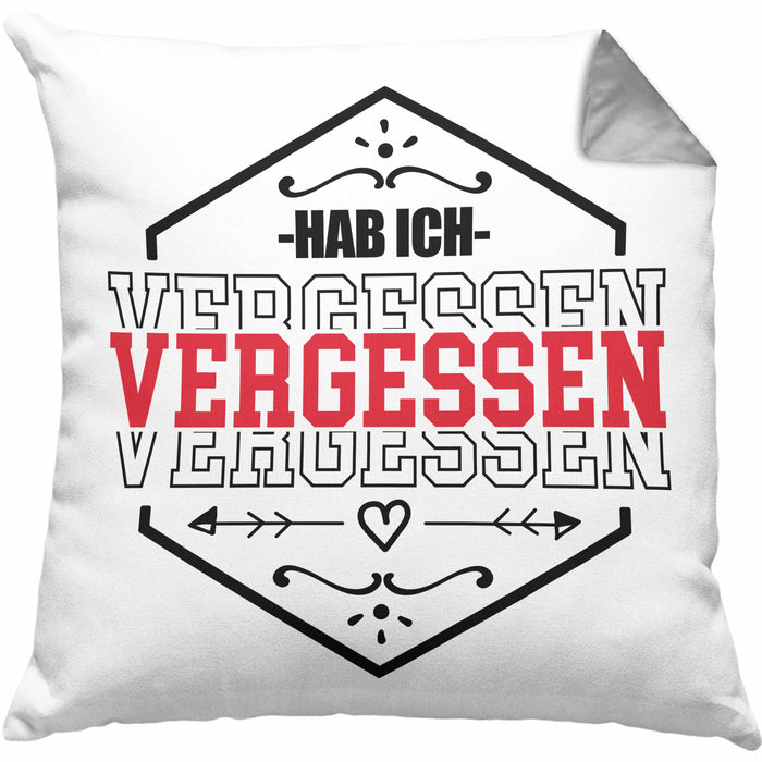 Ehemann Kissen mit Füllung 40x40 Geschenk Hab Ich Vergessen Geschenk Von Ehefrau (Grau) Grau Trendation