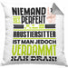 Haustiersitter Geschenk Kissen mit Füllung 40x40 Lustige Geschenkidee für Haustiersitter Geburtstag Niemand Ist Perfekt Aber Als Haustiersitter Ist Man Nah Dran (Grau) Grau Trendation