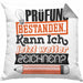 Bachelor Master Prüfung Bestanden Geschenk Kissen mit Füllung 40x40 Studium Prüfung Bestanden Kann Ich Jetzt Weiter Zeichnen Künstlerin (Grau) Grau Trendation