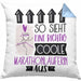 Marathonläuferin Geschenk Kissen mit Füllung 40x40 Lustig Geschenkidee für Marathonläuferin Geburtstag So Sieht Eine Richtig Coole Marathonläuferin Aus Frauen Spruch (Grau) Blau Trendation