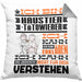 Haustier-Tätowierer Geschenk Kaffee-Kissen mit Füllung 40x40 Geschenkidee für Haustier-Tätowierer Ich Bin Haustier-Tätowierer Ich Kann Es Dir Erklären Jedoch Nicht Für Dich Verstehen Spruch Lustig (Grau) Grau Trendation