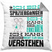 Spaziergänger Geschenk Kaffee-Kissen mit Füllung 40x40 Geschenkidee für Spaziergänger Ich Bin Spaziergänger Ich Kann Es Dir Erklären Jedoch Nicht Für Dich Verstehen Spruch Lustig (Grau) Grau Trendation