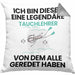 Tauchlehrer Geschenk Kissen mit Füllung 40x40 Lustige Geschenkidee Geburtstag für Tauchlehrer Ich Bin Dieser Legendäre Tauchlehrer Von Dem Alle Geredet Haben (Grau) Grau Trendation