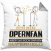 Opernfan Geschenk Kissen mit Füllung 40x40 Ich Bin Opernfan Aber Sag Doch Einfach Superheld Lustige Geschenkdiee für Opernfan (Grau) Grau Trendation
