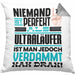 Ultraläufer Geschenk Kissen mit Füllung 40x40 Lustige Geschenkidee für Ultraläufer Geburtstag Niemand Ist Perfekt Aber Als Ultraläufer Ist Man Nah Dran (Grau) Grau Trendation