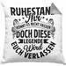 Ruhestand Geschenk Kissen mit Füllung 40x40 Lustiger Spruch Ihr Könnt Es Nicht Fassen Doch Diese Legende Wird Euch Verlassen (Grau) Grau Trendation