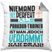 Parkour-Trainer Geschenk Kissen mit Füllung 40x40 Lustige Geschenkidee für Parkour-Trainer Geburtstag Niemand Ist Perfekt Aber Als Parkour-Trainer Ist Man Nah Dran (Grau) Grau Trendation