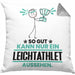 Leichtathlet Geschenk Kissen mit Füllung 40x40 So Gut Kann Nur Ein Leichtathlet Aussehen Geschenkidee (Grau) Grau Trendation