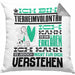Tierheimvolontär Geschenk Kaffee-Kissen mit Füllung 40x40 Geschenkidee für Tierheimvolontär Ich Bin Tierheimvolontär Ich Kann Es Dir Erklären Jedoch Nicht Für Dich Verstehen Spruch Lustig (Grau) Grau Trendation
