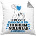 Tierheimvolontär Geschenk Kissen mit Füllung 40x40 So Gut Kann Nur Ein Tierheimvolontär Aussehen Geschenkidee (Grau) Grau Trendation