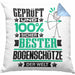 Bogenschütze Geschenk Lustiger Spruch für Bogenschütze Geschenkidee Bester Bogenschütze Der WeltKissen mit Füllung 40x40 (Grau) Blau Trendation