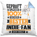 Indie-Fan Geschenk Lustiger Spruch für Indie-Fan Geschenkidee Bester Indie-Fan Der WeltKissen mit Füllung 40x40 (Grau) Blau Trendation