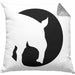 Lustige Tapir Kissen mit Füllung 40x40 Geschenk Tapir Liebhaber Grafik (Grau) Grau Trendation