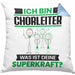 Chorleiter Kissen mit Füllung 40x40 Geschenk für Chorleiter Geburtstag Lustiger Spruch Was Ist Deine Superkraft (Grau) Blau Trendation